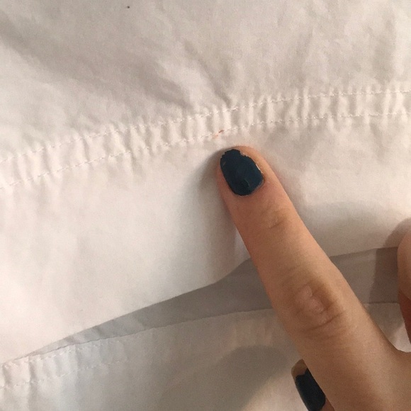 J. Crew Cotton Tuxedo Popover Top - Picture 4 of 5